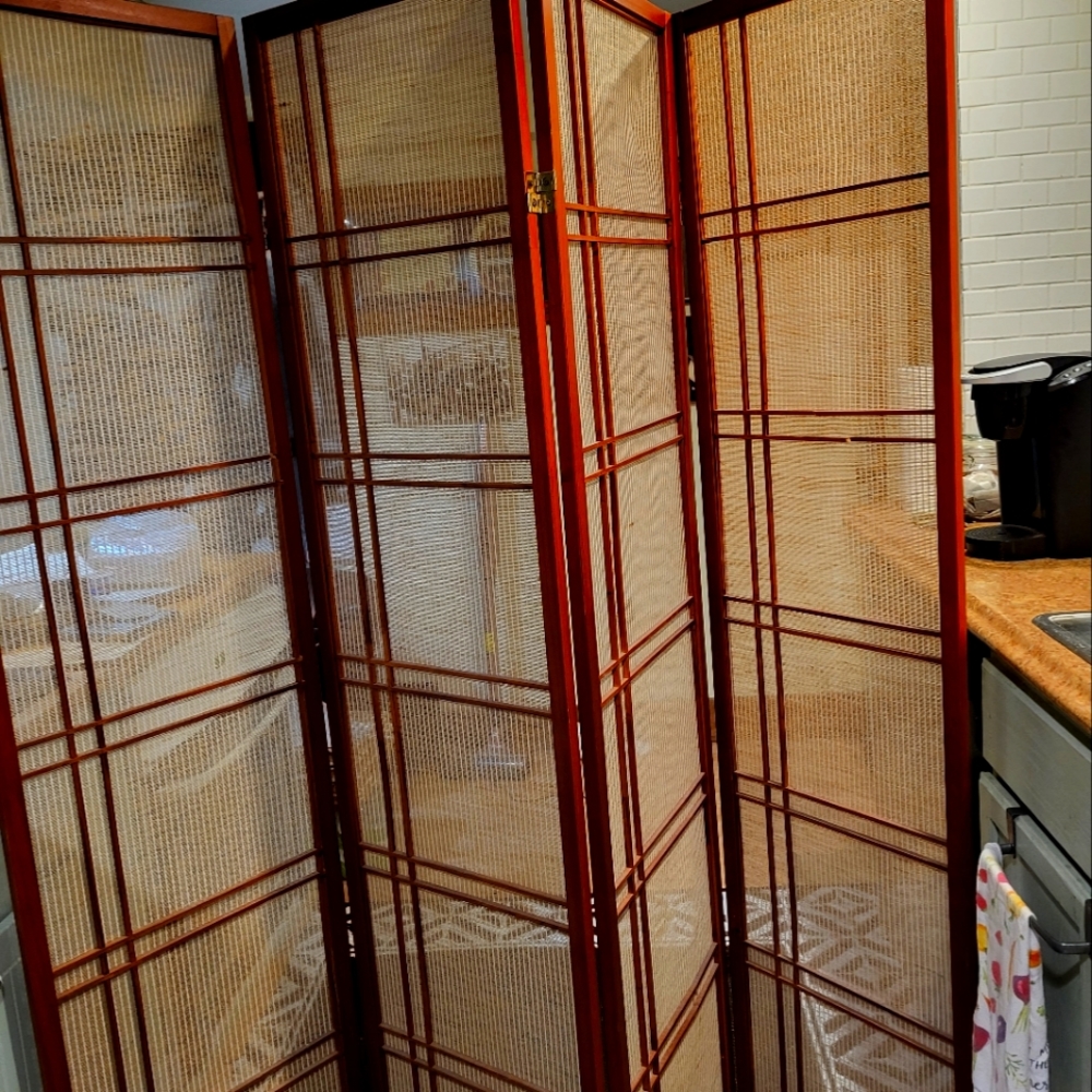 Room divider 4 panels
